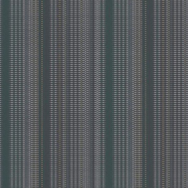 Looking 2812-LH00740 Surfaces Blues Stripes Wallpaper by Advantage
