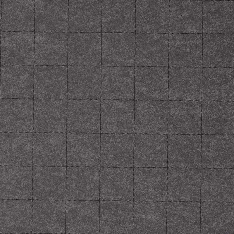 Purchase 2152 Vinyl Savile Suiting Plaid Black on Granite Phillip Jeffries Wallpaper