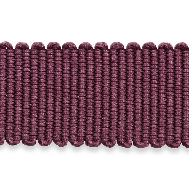 74575 Gustave Silk Lip Cord,Eggplant by Schumacher Fabric,74575 Gustave Silk Lip Cord