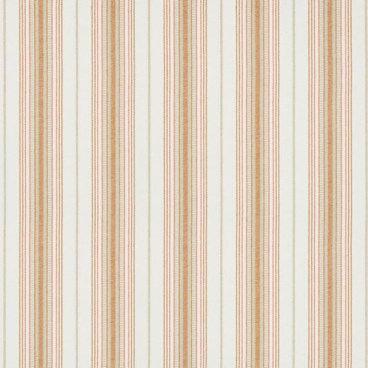 View 2018147.112 Cassis Stripe Tangerine upholstery lee jofa fabric Fabric