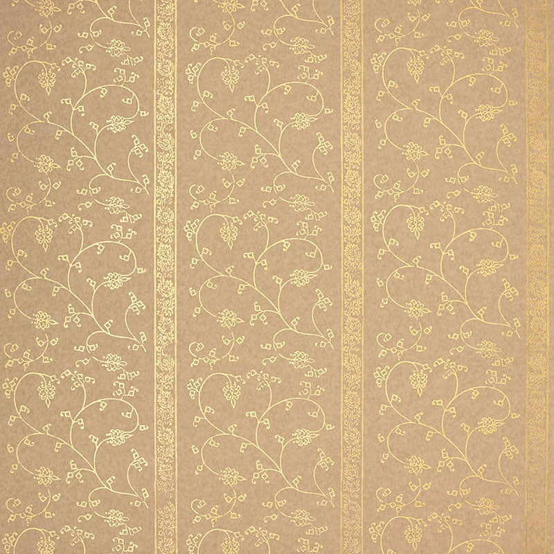 Order 5005213 Khanpur Vine Gilt Schumacher Wallpaper