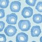 Purchase 5011771 Annabel Warp Print Blue Schumacher Wallcovering Wallpaper