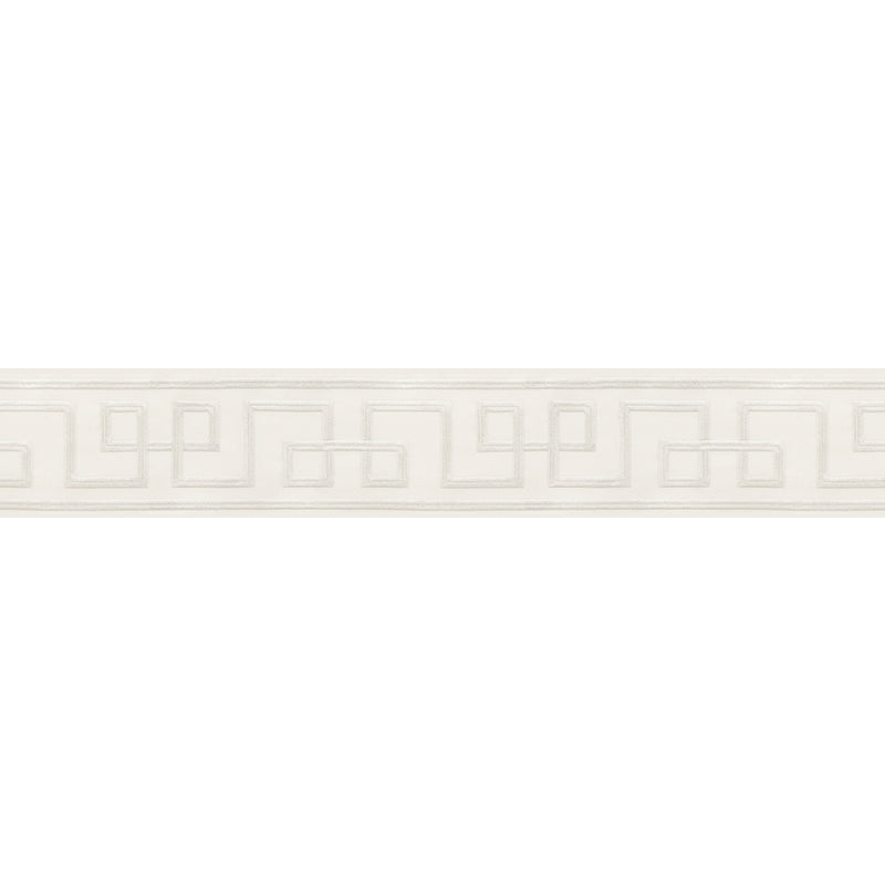 66163 | Octavius Tape, Silver - Schumacher Fabric