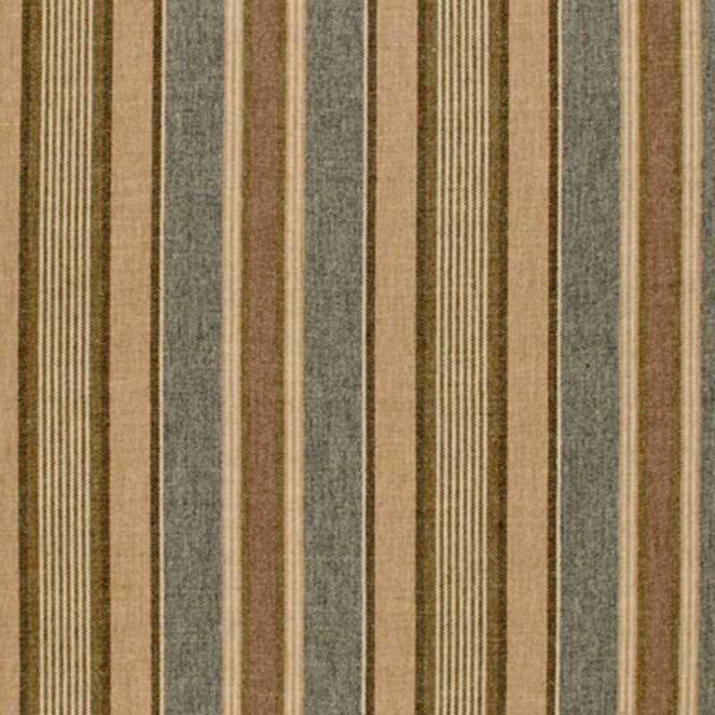 Purchase sample of 54201 Edgemere Stripe, Denim by Schumacher Fabric