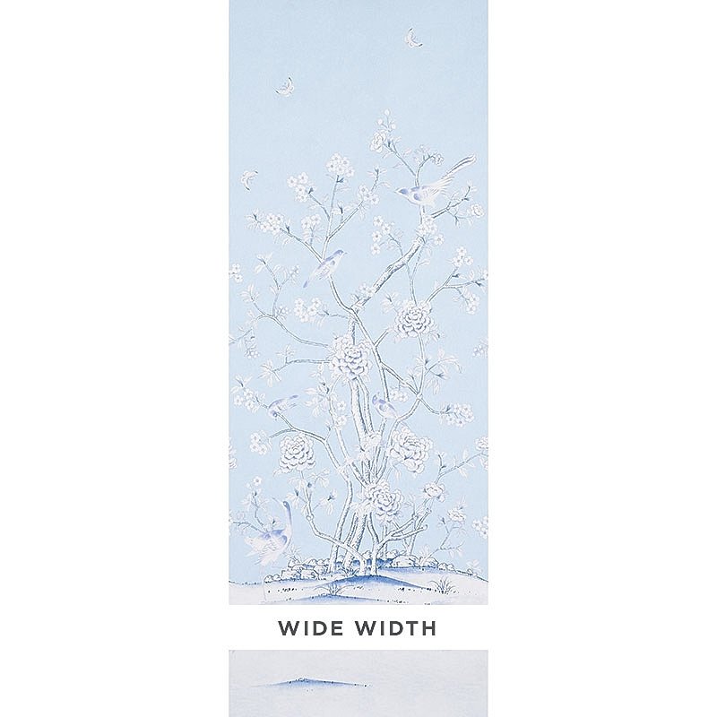 Select 5007128 Chinois Palais Sky Schumacher Wallcovering Wallpaper