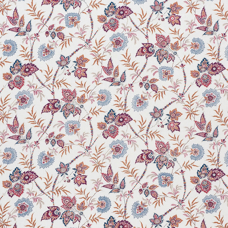 Purchase sample of 177680 Emperor'S Vine, Aubergine by Schumacher Fabric