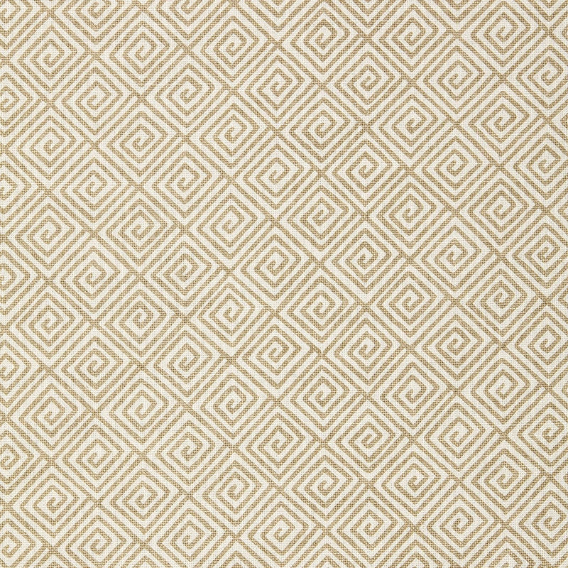 Purchase sample of 174500 Greek Key, Sand by Schumacher Fabric