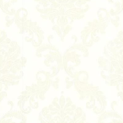 Purchase sample of 450-67363 Zinc, Sebastion Cream Damask by Beacon House Wallpaper