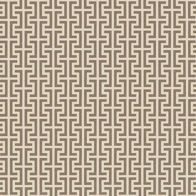 Select 5008056 Temple Berber Brown Schumacher Wallpaper