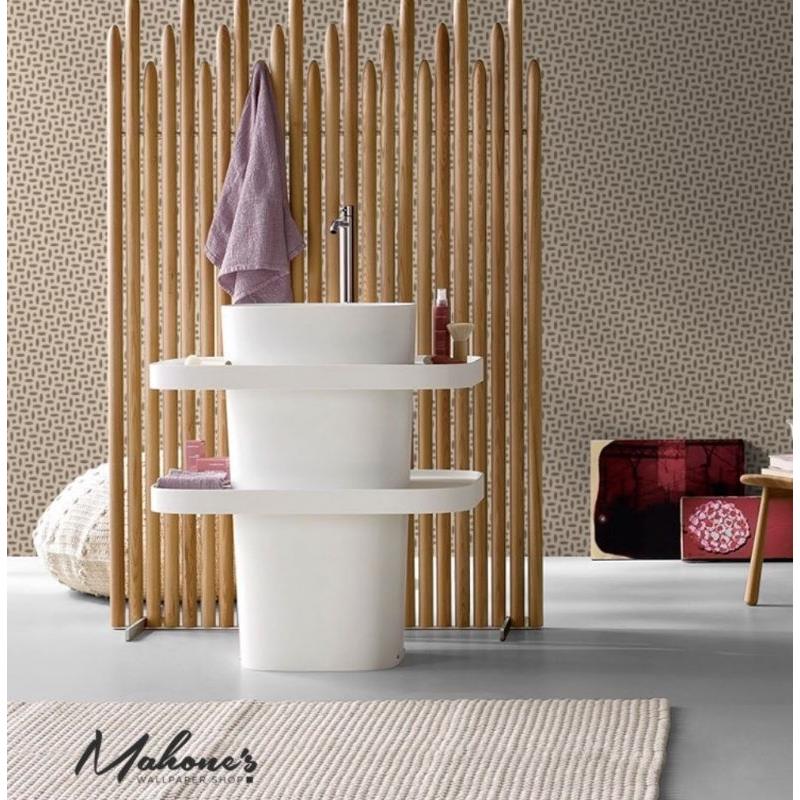 Search 5008026 Berrydown Berber Brown Schumacher Wallpaper