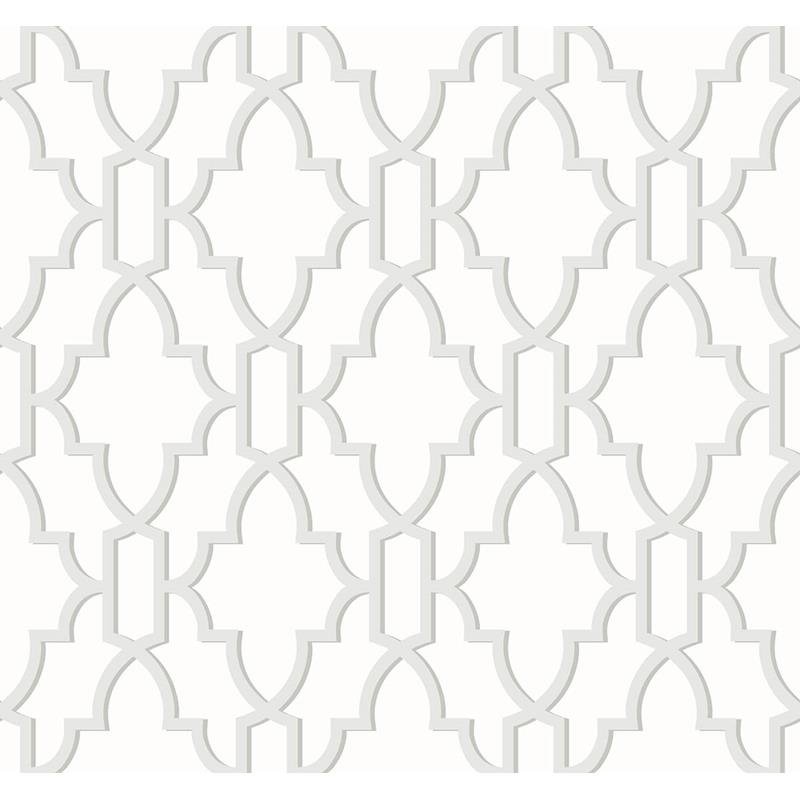 Order LN21105 Luxe Haven Coastal Lattice Harbor Mist by Lillian August Wallpaper