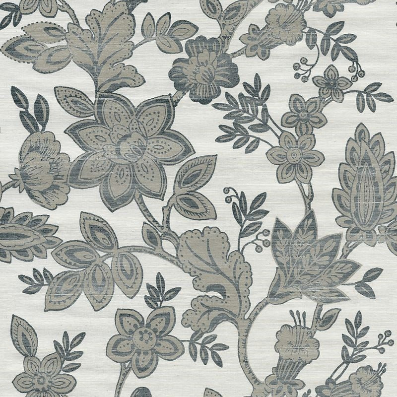 Purchase 7487 Bohemia Black On White Glam Grass Phillip Jeffries Wallpaper