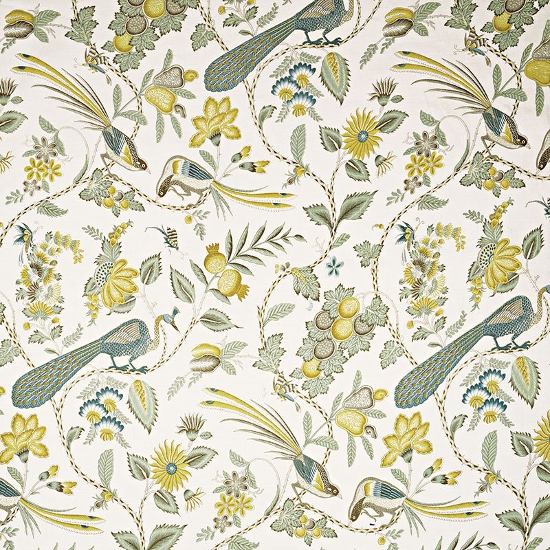 Purchase sample of 175951 Campagne Cadet Citron by Schumacher Fabric