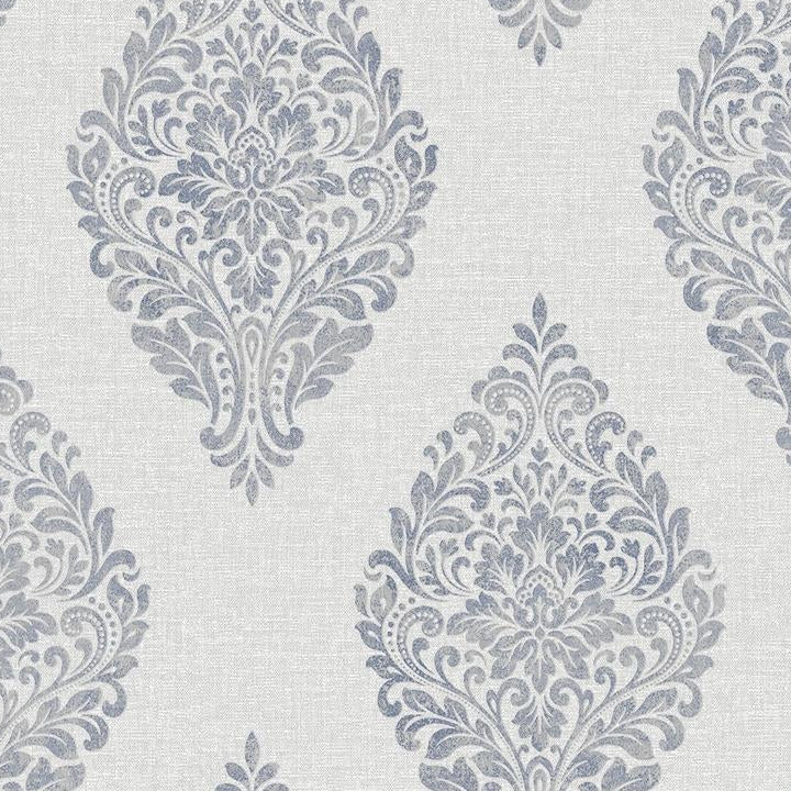 Search 2834-25044 Advantage Metallics Greys Damasks Wallpaper by Advantage