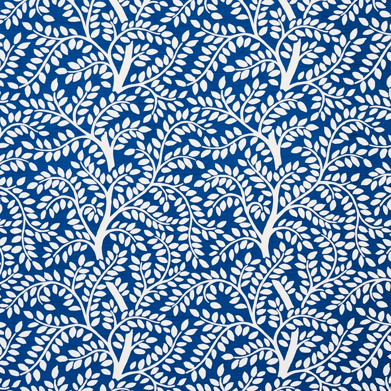 Purchase sample of 179500 Temple Garden Ii, Blue by Schumacher Fabric