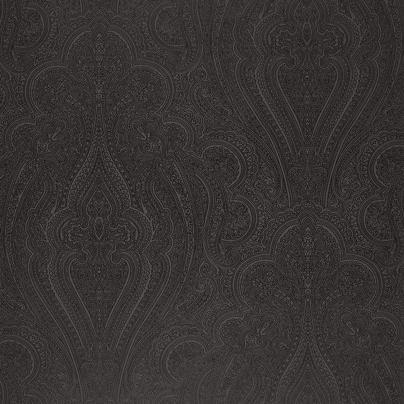Find 5006243 Breckenridge Paisley Charcoal Schumacher Wallpaper