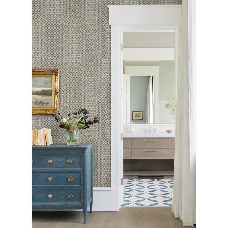 Find 2972-86148 Loom Hui Denim Paper Weave Grasscloth Wallpaper Denim A-Street Prints Wallpaper