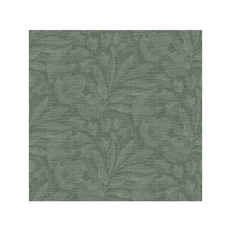 Sample 2971-86154 Dimensions, Lei Green Etched Leaves by A-Street Prints  Wallpaper