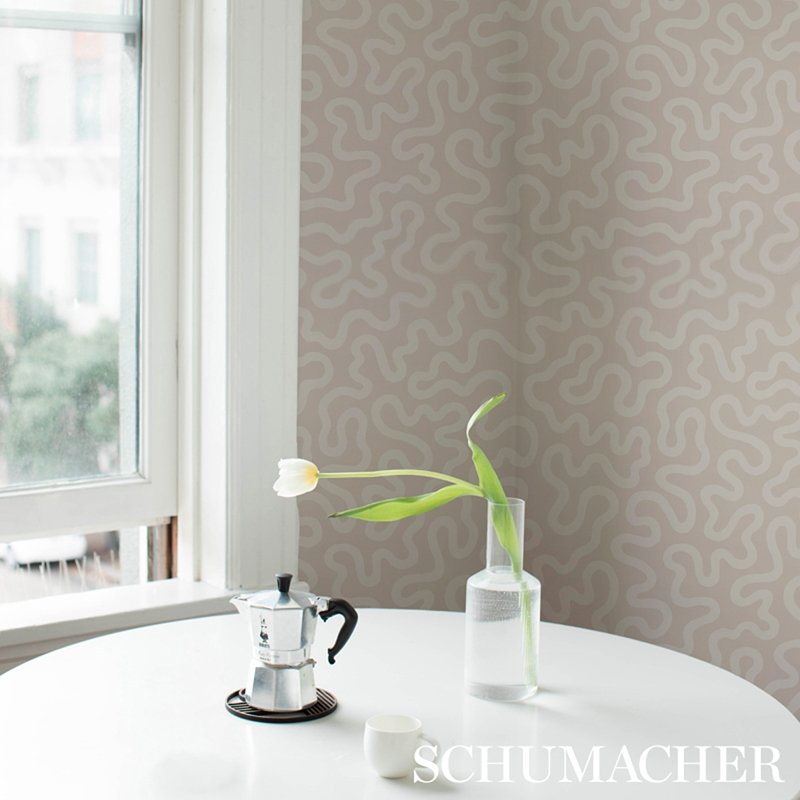 Order 5012932 Riley Natural Schumacher Wallcovering Wallpaper