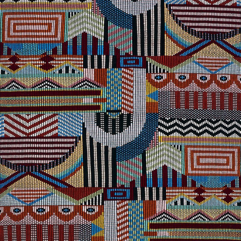 Purchase sample of 79290 Palomar Hand Woven Brocade, Multi by Schumacher Fabric