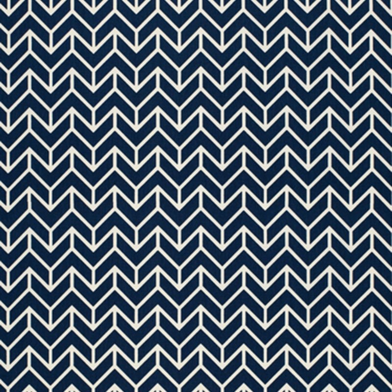 Purchase sample of 2644031 Chevron Print, Navy by Schumacher Fabric