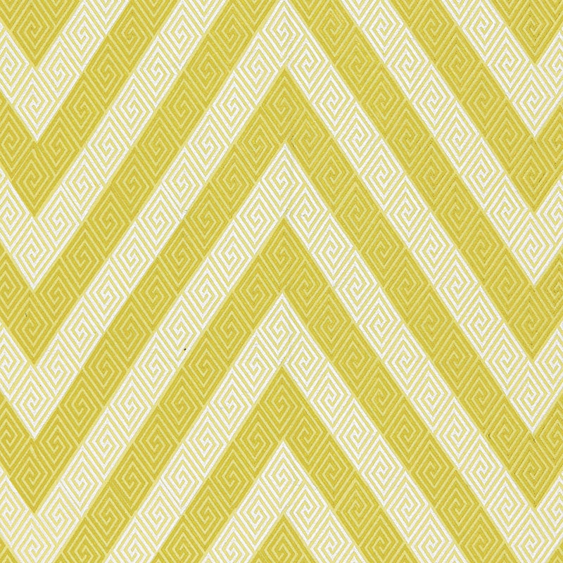 Purchase sample of 65790 Nebaha Embroidery, Citron by Schumacher Fabric