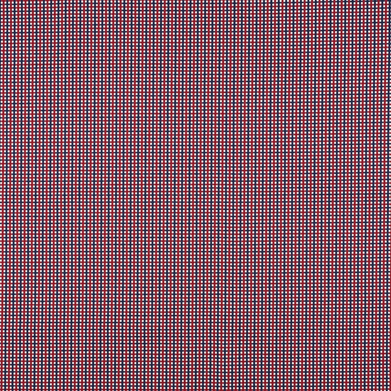 Purchase sample of 70395 Crosstown, Red/Navy by Schumacher Fabric