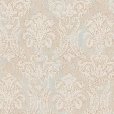 Select FF51102 Fairfield Off-White Damask by Seabrook Wallpaper