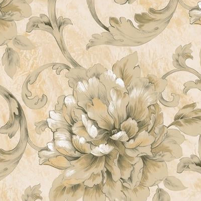 View LE20600 Leighton Floral by Seabrook Wallpaper