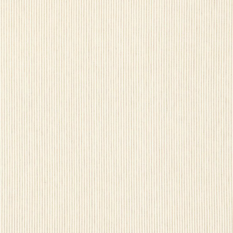 Purchase sample of 65982 Wesley Ticking Stripe, Sand by Schumacher Fabric