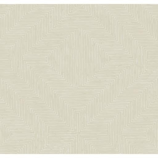 Acquire TL1991 Handpainted Traditionals Diamond Channel Beige York Wallpaper
