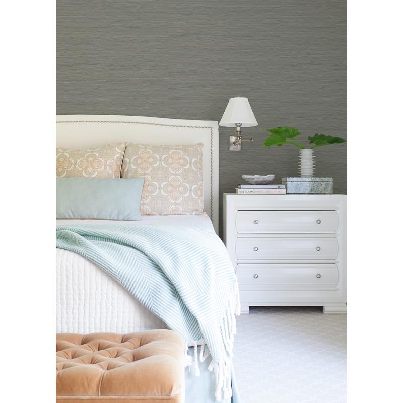 View 2923-88020 Twine Kira Light Grey Hemp Light Grey A-Street Prints Wallpaper