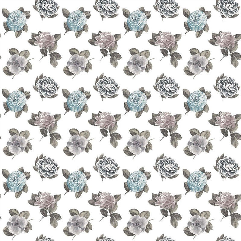Sample P601-02 Pavonia, Graphite by Designer Guild Wallpaper