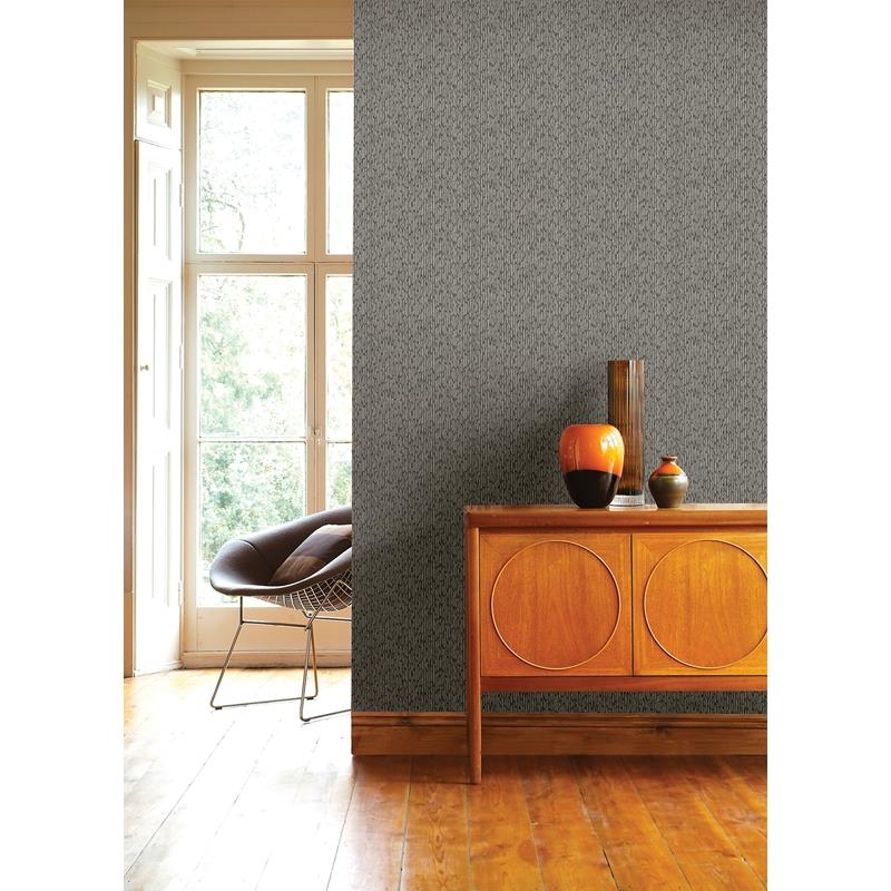 Select 2970-26126 Revival Mackintosh Charcoal Textural Wallpaper Charcoal A-Street Prints Wallpaper