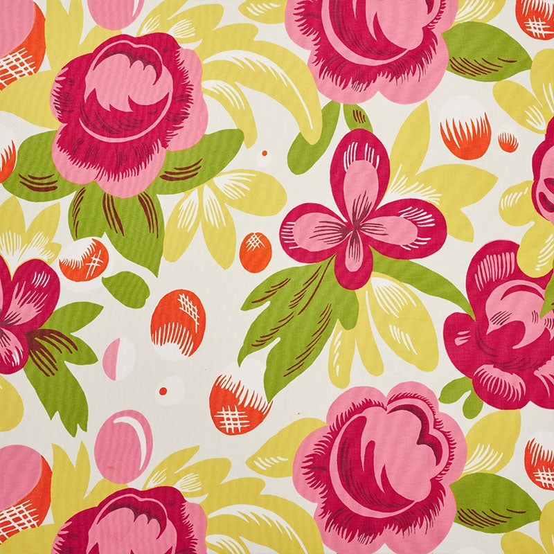 Purchase sample of 177531 Juin, Poppy & Yellow by Schumacher Fabric