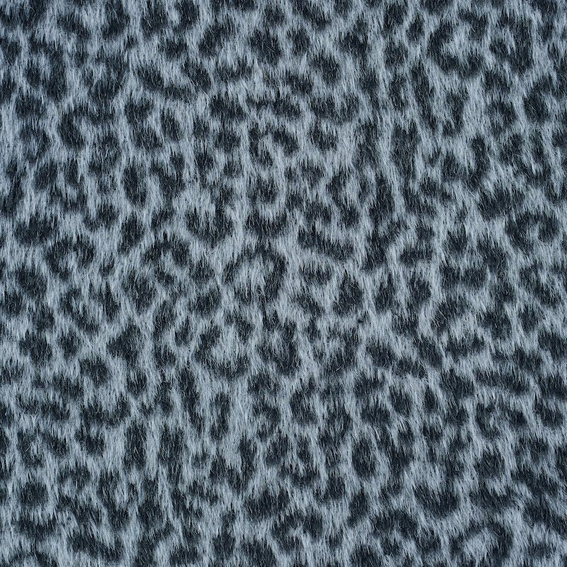 Purchase sample of 78961 Lilya Leopard, Grey by Schumacher Fabric