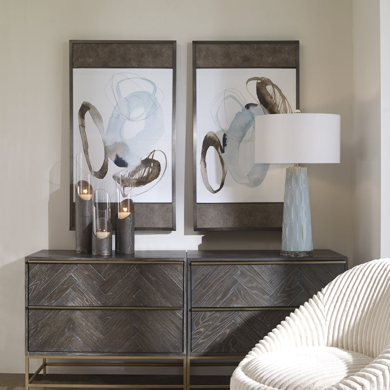 33715 | Uttermost Celestial Modern Framed Prints, S/2 - Uttermost