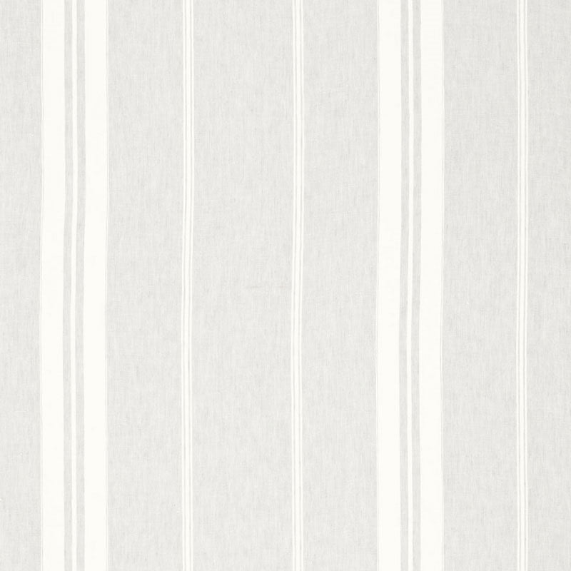 Purchase sample of 67861 Oasis Linen Stripe, Fog by Schumacher Fabric