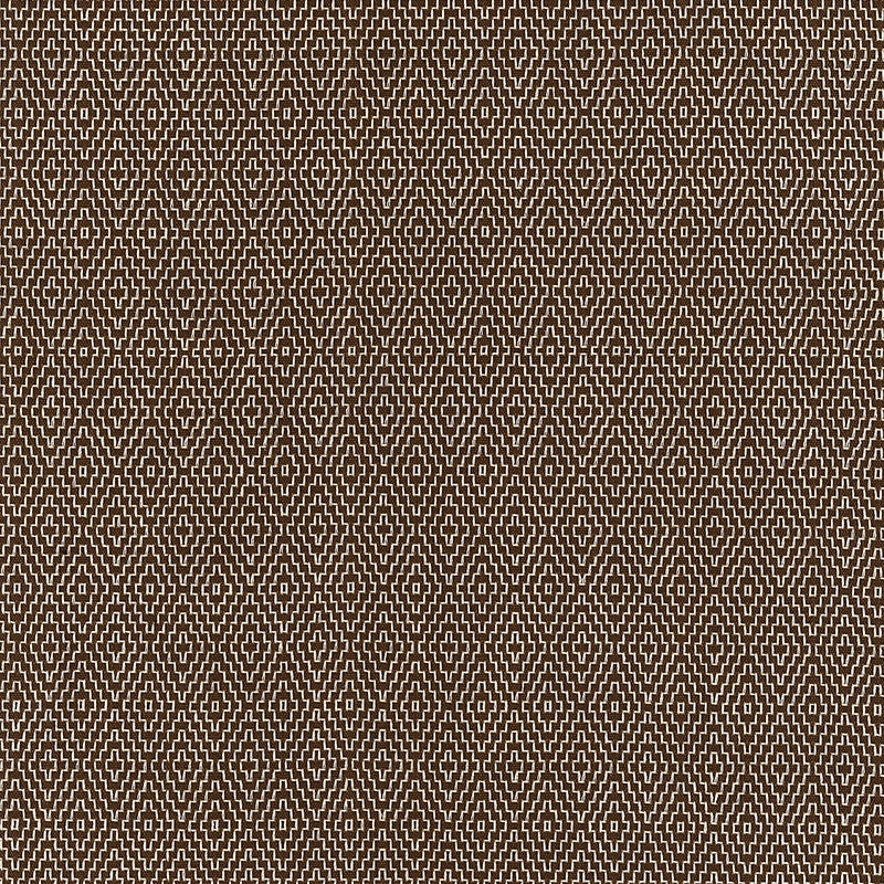Purchase sample of 62536 Hampton Court Diamond, Chocolate by Schumacher Fabric