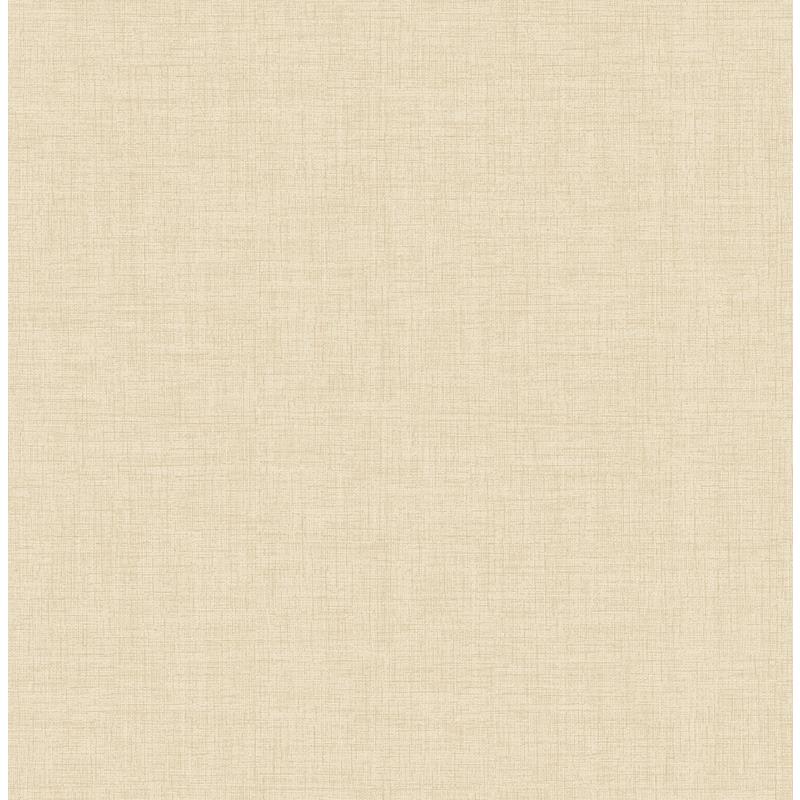 Looking 4025-82540 Radiance Wallis Beige Faux Linen Wallpaper Beige by Advantage