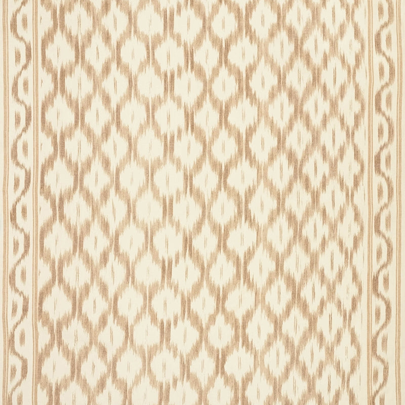 Purchase sample of 176500 Santa Monica Ikat, Neutral by Schumacher Fabric