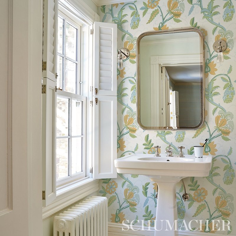 View 5013240 Indali Citron and Mineral Schumacher Wallcovering Wallpaper