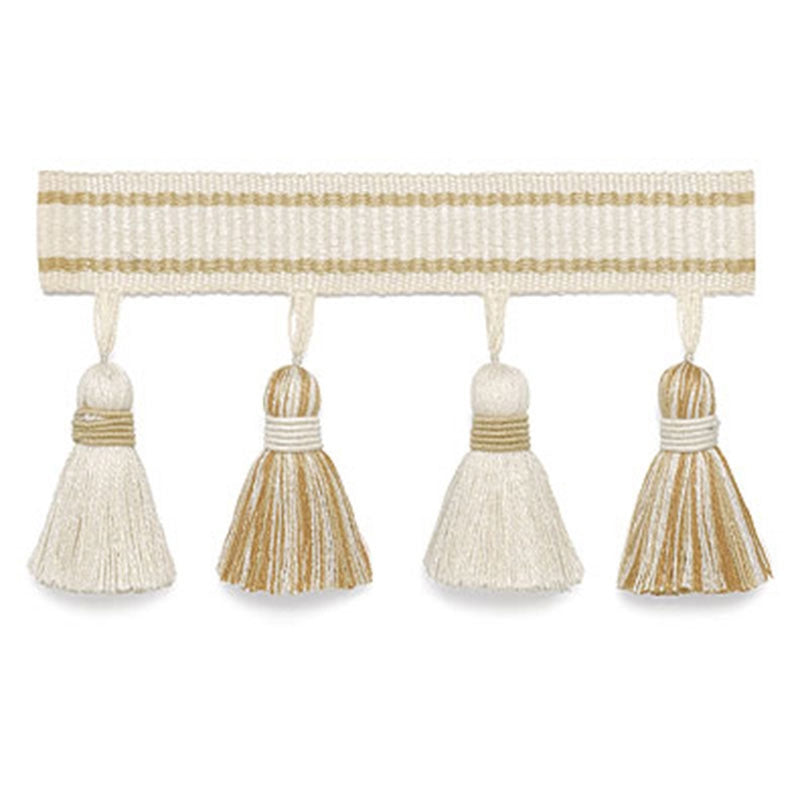 63084 | Merida Tassel Fringe, Sand - Schumacher Fabric