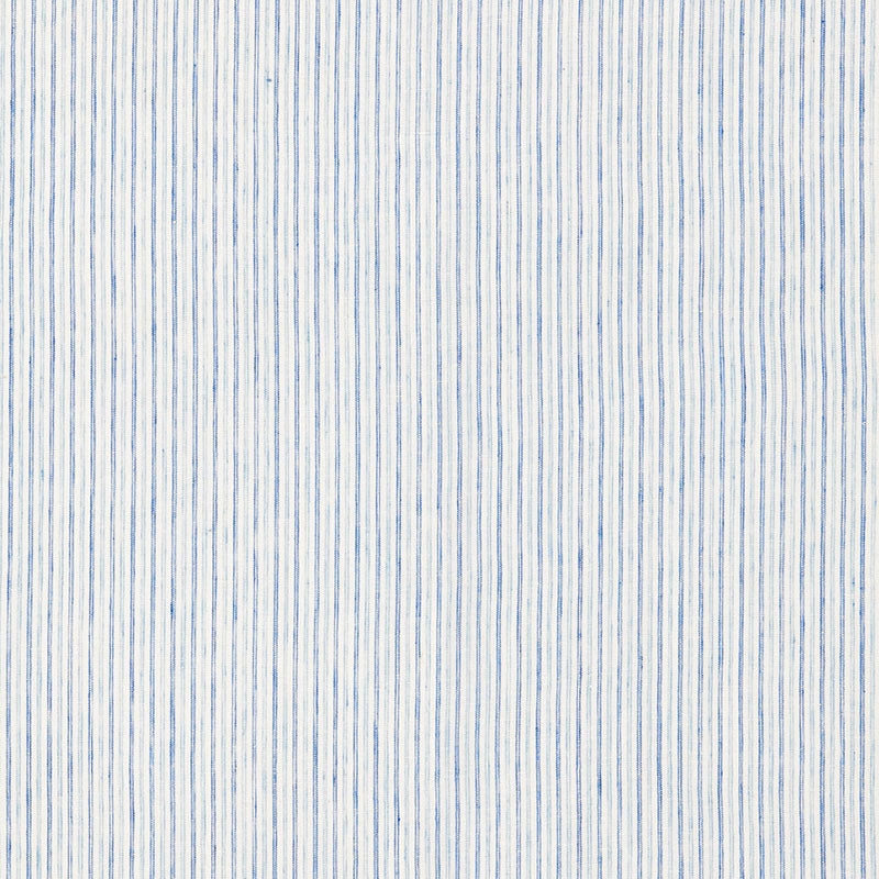 Purchase sample of 65993 Mackay Linen Stripe, Sky by Schumacher Fabric