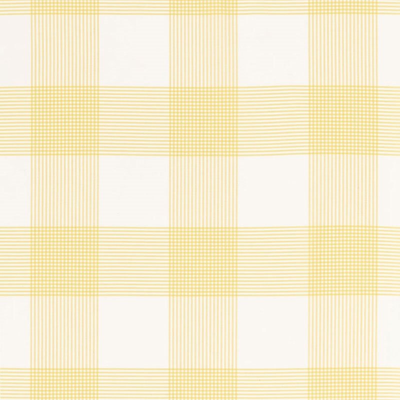 Purchase sample of 68032 Antigua Plaid, Sunflower by Schumacher Fabric