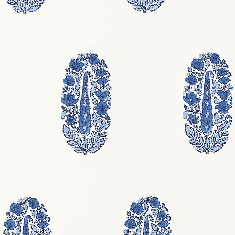 Purchase 5005311 Askandra Flower Delft Schumacher Wallpaper