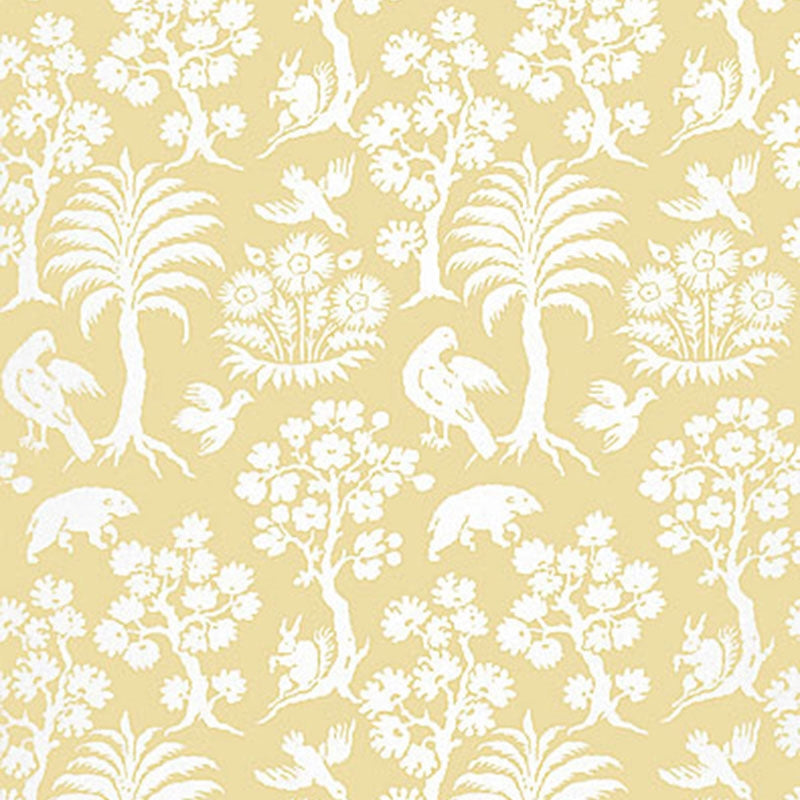 Looking for 5004351 Palm Damask Sunlight Schumacher Wallpaper