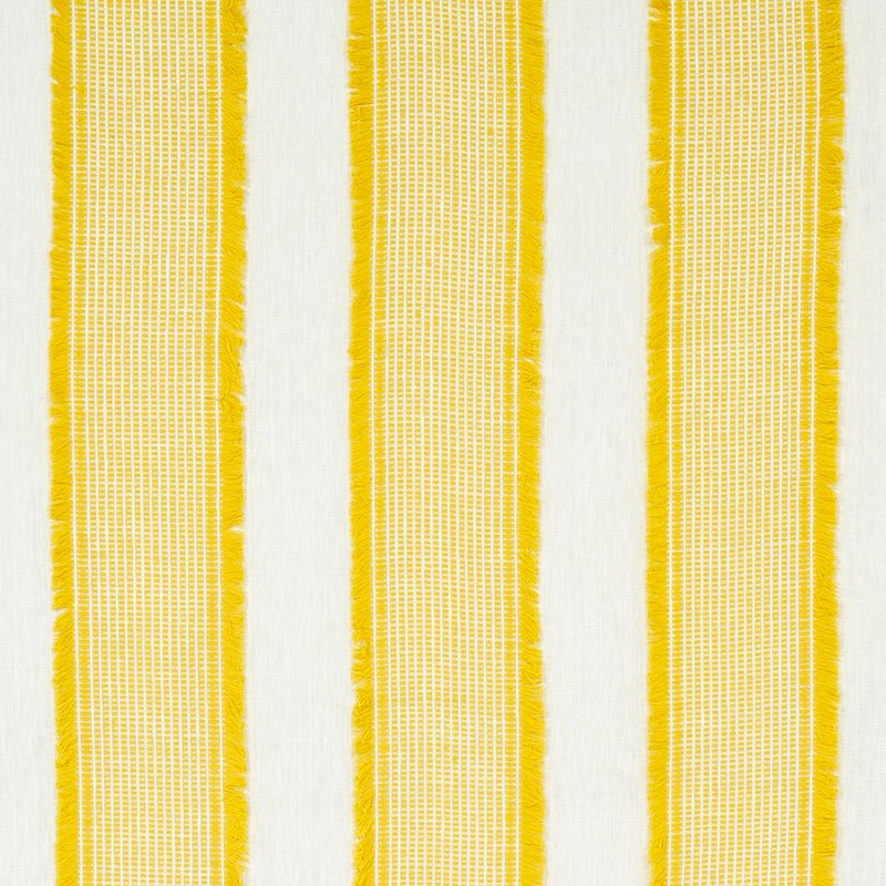 Purchase sample of 73593 Tulum, Yellow by Schumacher Fabric
