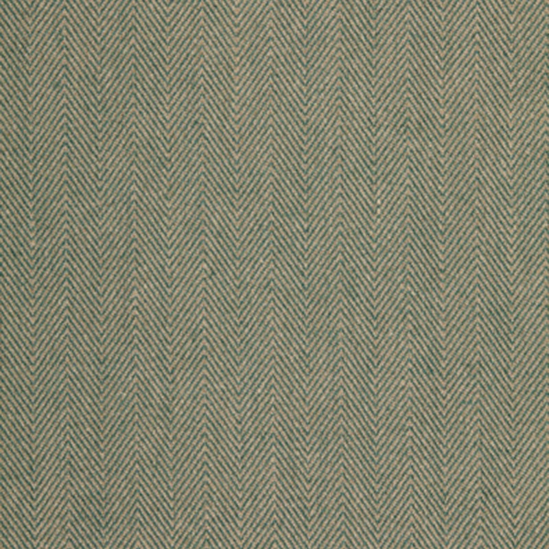 Purchase sample of 3359034 Preston Linen Chevron, Teal by Schumacher Fabric