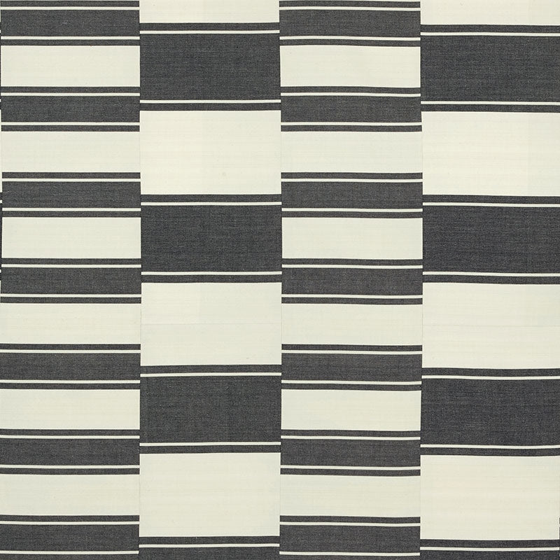 Purchase sample of 69980 Nomad, Black by Schumacher Fabric